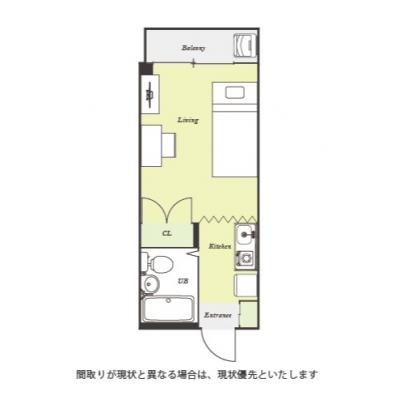 ユニオンマンスリー京王堀之内３　202　1R・シングル☆【禁煙ルーム】便利な宅配ボックス完備/デスク・チェア＆たっぷり収納2ドア冷蔵庫など生活家電のあるお部屋/中央大学多摩キャンパスまで徒歩通学の物件間取り図