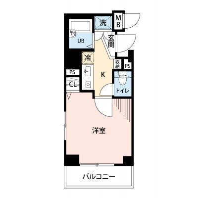 【🎉初期費用オフ｜お得なキャンペーン】【禁煙🚭】マイナビSTAYミライエ文京江戸川橋　404の物件間取り図
