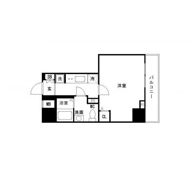 OneLife京成立石プロスペクト2nd＜TYPE2＞【▼バストイレ別、独立洗面台■Wi-Fi無制限】の物件間取り図