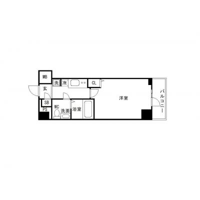 OneLifeお花茶屋プロスペクト2nd＜TYPE2＞【▼バストイレ別、独立洗面台、■Wi-Fi無制限】の物件間取り図