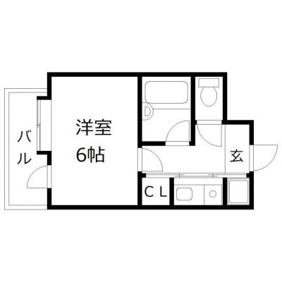 トーマンスリー南区大楠1丁目☆オートロック有り☆日赤病院近くの間取り図