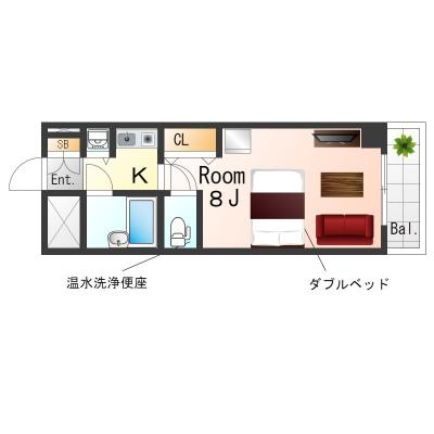 OneLife神戸西ステーションプラザSL＜TYPE2＞【駅近・オートロック付き】の物件間取り図