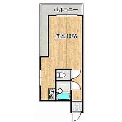マンスリー島之内の物件間取り図