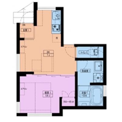 シンプルマンスリー白金高輪　☆白金高輪駅徒歩10分以内☆【禁煙・2名利用可・wifi無料・新築物件・設備も豊富】の物件間取り図
