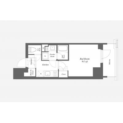 THE GATEHOUSE浅草雷門の物件間取り図