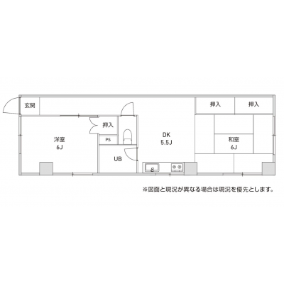 《WP蒲田406号室》2DK｜京急蒲田徒歩圏内｜家具・家電付き｜駅近｜マンション1Fにスーパーありの物件間取り図