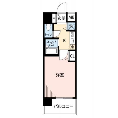 【🎉初期費用オフ｜お得なキャンペーン】【禁煙🚭】マイナビSTAYミライエ東中野駅前　204の物件間取り図