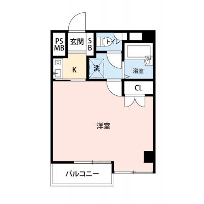 【🎉初期費用オフ｜お得なキャンペーン】【禁煙🚭】マイナビSTAYミライエ宇都宮大通り一丁目　301の物件間取り図