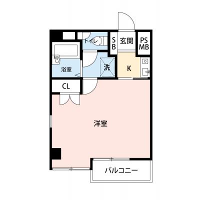 【🎉初期費用オフ｜お得なキャンペーン】【禁煙🚭】マイナビSTAYミライエ宇都宮大通り一丁目　502の物件間取り図