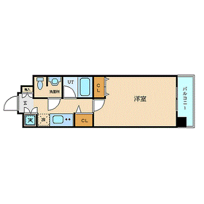 マンスリーリブマックス渋谷本町グランドステイ▲【独立洗面・浴室乾燥・洗浄便座】≪エクセレントシリーズ≫の物件間取り図