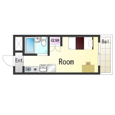OneLifeサニー池上【3点ユニットバス・インターネットWi-fi無料！】の物件間取り図