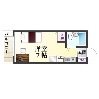 OneLifeスプリング伊川谷SL【3点ユニットバス・インターネットWiFi無料！】の物件間取り図