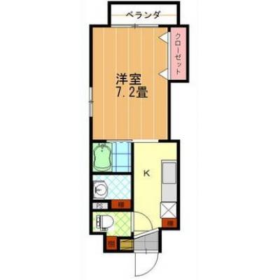 Ｓマンスリー愛媛県庁前（3-1）【築浅・プレミアム・ネット無料・宅配BOX・オフィス街】の物件間取り図
