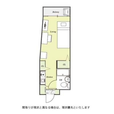 ユニオンマンスリー清瀬４　105　1R・シングル☆【禁煙ルーム】人気の角部屋！デスク・チェア＆たっぷり収納2ドア冷蔵庫など生活家電のあるお部屋■選べるWi-Fi格安レンタル中！の物件間取り図
