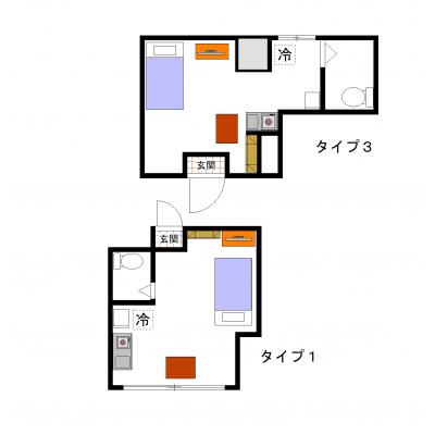 YM浅草橋■ネット接続無料タイプあり■の間取り図