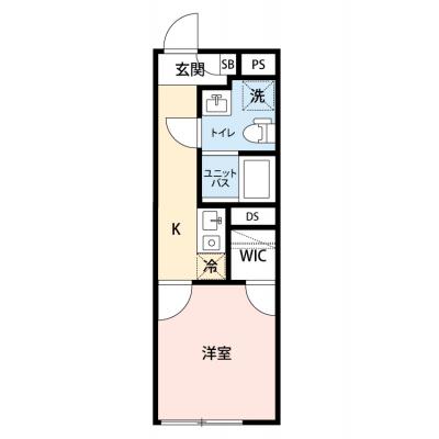 【🎉初期費用オフ｜お得なキャンペーン】【禁煙🚭/Wi-Fi無料🌐】マイナビSTAY八幡山　402の物件間取り図