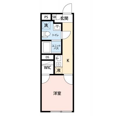 【🎉初期費用オフ｜お得なキャンペーン】【禁煙🚭/Wi-Fi無料🌐】マイナビSTAY八幡山　407の物件間取り図