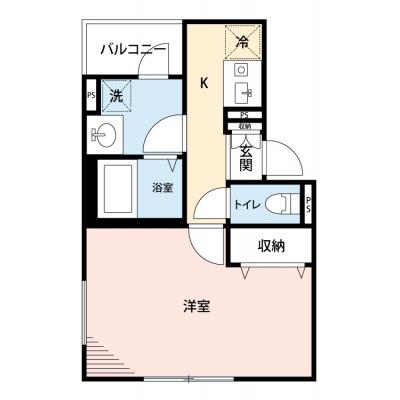 【🎉初期費用オフ｜お得なキャンペーン】【禁煙🚭/Wi-Fi無料🌐】マイナビSTAY神楽坂東榎町　201の物件間取り図