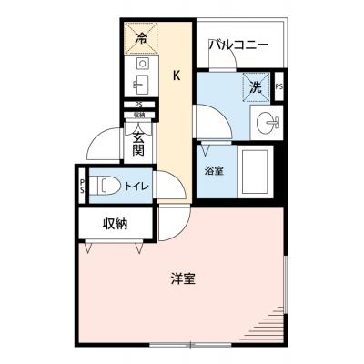 【🎉初期費用オフ｜お得なキャンペーン】【禁煙🚭/Wi-Fi無料🌐】マイナビSTAY神楽坂東榎町　402の物件間取り図