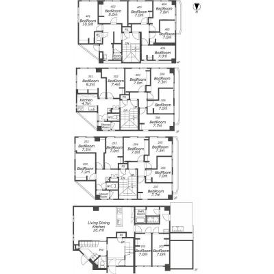 SA-クロス下井草8の物件間取り図