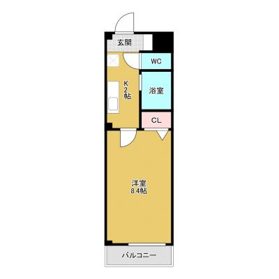 ひよこマンスリー清須レジデンス司3（新清洲駅徒歩4分、オートロックあり！）の物件間取り図