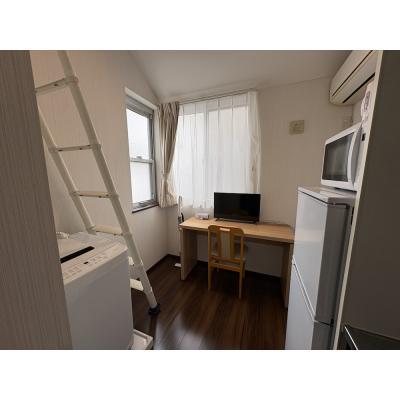 🔷🔹🔸🔶⭐ロフト付◎⭐1Kタイプ⭐2面採光で明るい室内⭐2階角部屋⭐【禁煙&Wi-Fi無料】⭐🔶🔸🔹🔷「K48」の物件間取り図