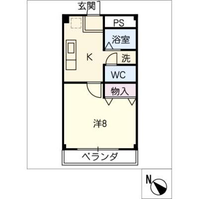 🚉名鉄名古屋本線「前後駅」✨藤田医科大学病院が近くて安心🏥通院や付き添い滞在にも便利🌟の物件間取り図