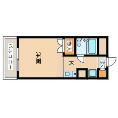 【J’sマンスリー新百合ヶ丘 214】8月7日～入居可🌟厚さ20㎝高密度ポケットコイルマットレス使用！最寄り駅徒歩4分・新宿駅まで約23分、乗換無し！アクセス良好☆【インターネット無料】の物件間取り図