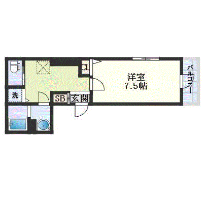 グッドステイJR西ノ宮駅東グラン◎【ハイクラス・設備充実】の物件間取り図