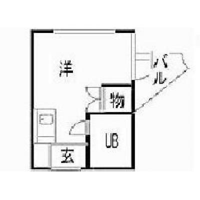エールマンスリー横川　九番館（3-3)　【★無料WI-FI標準装備（無制限）★リーズナブル物件、ゴミ毎日回収、JR横川駅徒歩圏内】の物件間取り図