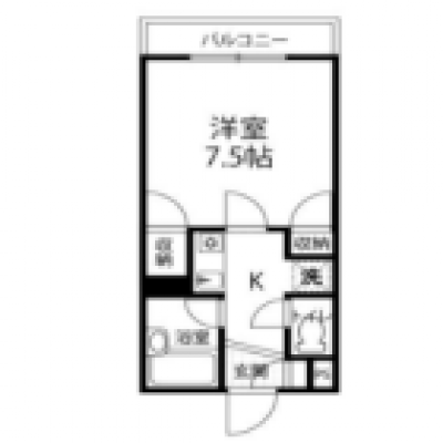 北鉄金沢駅徒歩8分✨家具家電付⭐｜駐車場応相談｜TM346の物件間取り図