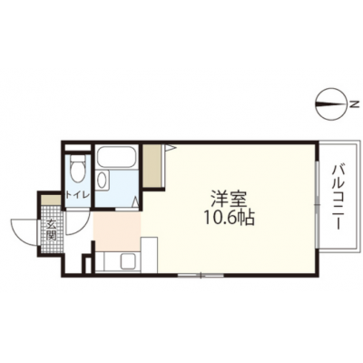 エールマンスリー八丁堀（4-6)　【★無料WI-FI標準装備（無制限）★・シングルベット・乾燥機付き洗濯機・32型TV】の物件間取り図