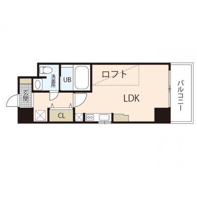 エールマンスリー大手町　壱番館（5-4）【★無料WI-FI標準装備（無制限）★、32型TV、乾燥機能付洗濯機、オートロック、宅配ボックス】の物件間取り図