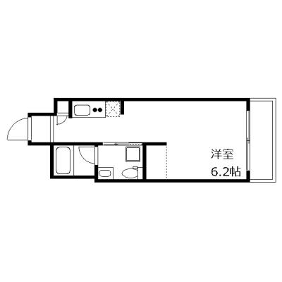 OneLife蒲田ブルーノ【▼バストイレ別、温水洗浄便座・浴室乾燥機付き】の物件間取り図