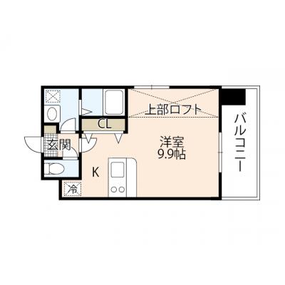 エールマンスリー井口 弐番館（10-2）【無料WI-FI（無制限・浴室乾燥・シャワートイレ・対面キッチン★敷地内駐車場あり（要相談）・井口駅徒歩圏内・商工センター近く】の物件間取り図