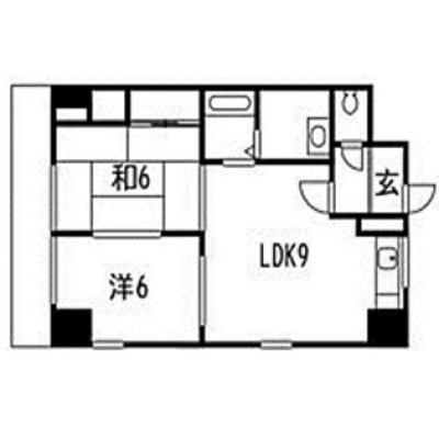 エールマンスリー段原(4-2)　【★無料WI-FI標準装備（無制限）★、乾燥機能付洗濯機、３２型TV、ゴミ毎日回収】の物件間取り図