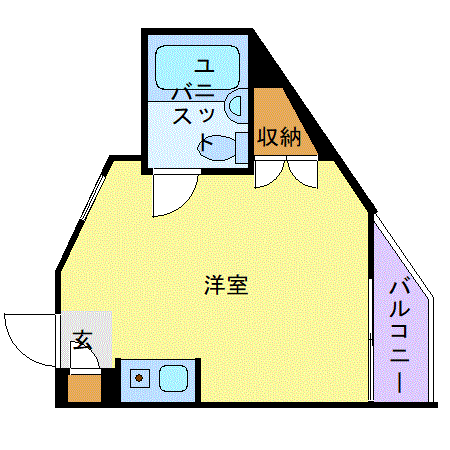 グッドステイ原木中山■【ライト】の物件間取り図