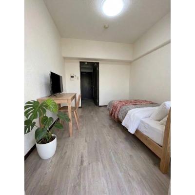 🌈『限定!!』新規openキャンペーン！ショートでもロングでも賃料が1日1900円！？🚌博多駅までバスで１０分🚌　💻無料Wi-Fi！💻　イージーステイ美野島１の物件間取り図