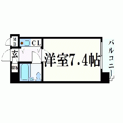 OneLife鍛冶屋町プラザ【★駅3分・NETt対応】の物件間取り図