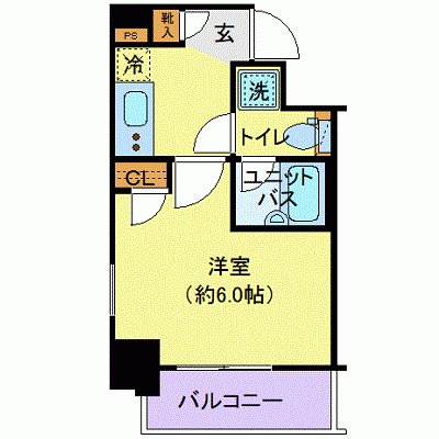 OneLife錦糸町ヴェローナ【★オートロック・浴室乾燥機付！】の物件間取り図