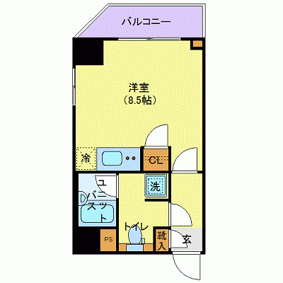 OneLife錦糸町シア【★オートロック・浴室乾燥付！】の物件間取り図