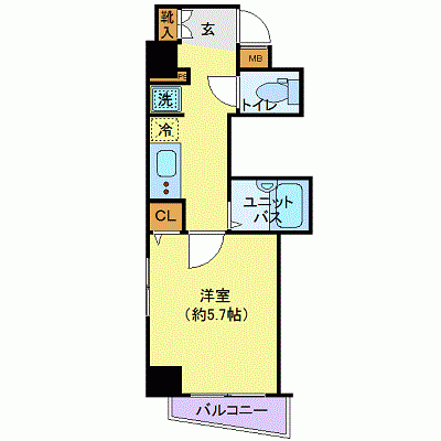 OneLife木場親水公園【★オートロック・浴室乾燥付！】の物件間取り図
