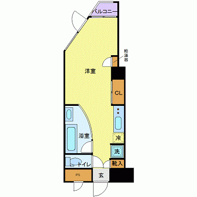 OneLife仙台WEST【★オートロック・バストイレ別】の物件間取り図