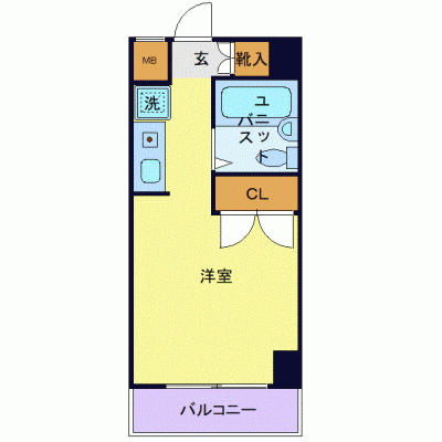 OneLife品川第6【★△新馬場駅徒歩3分・オートロック付！】の物件間取り図