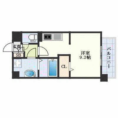 OneLife新水前寺駅前リブス【★設備充実】の物件間取り図
