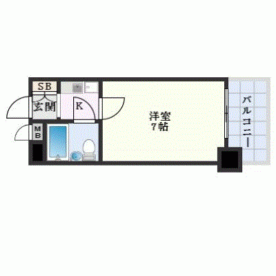 OneLife熊本大学病院西ロマネスク【★コインランドリー・オール電化】の物件間取り図