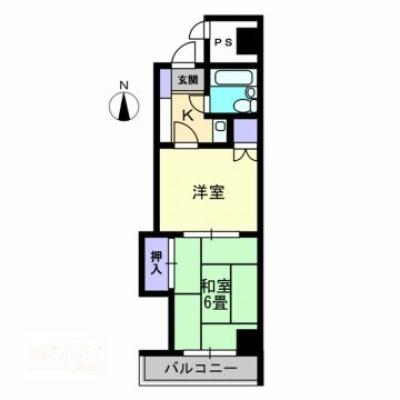 Alphabed高松丸亀町の物件間取り図