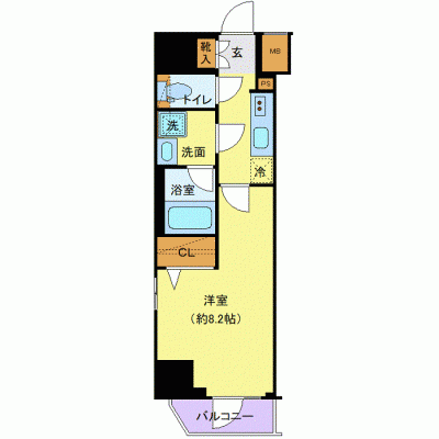 OneLife森下シア【★独立洗面・浴室乾燥付！】の物件間取り図