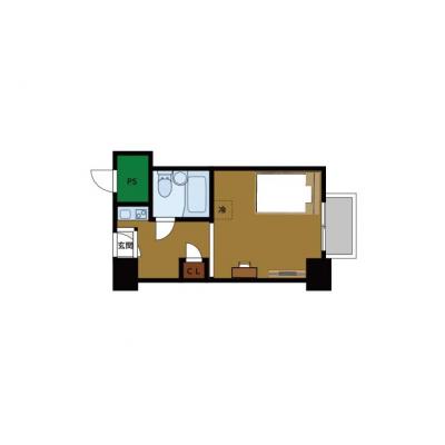 BraTTo堺ステュディオ【コスパ重視の方へ🔥】堺駅まで3分｜出張・研修・仮住まい歓迎｜家具家電付きの物件間取り図