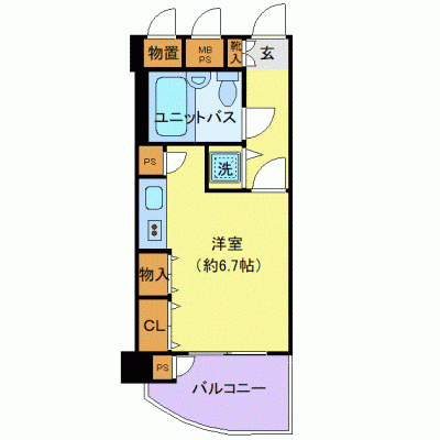 OneLife上盛岡SOUTH【★オートロック・2口コンロ】の物件間取り図